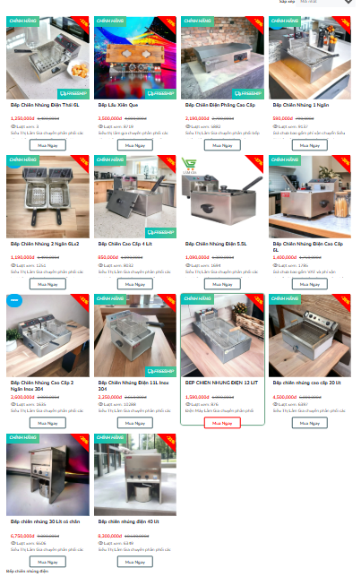 Bếp Chiên Điện Máy Lâm Gia