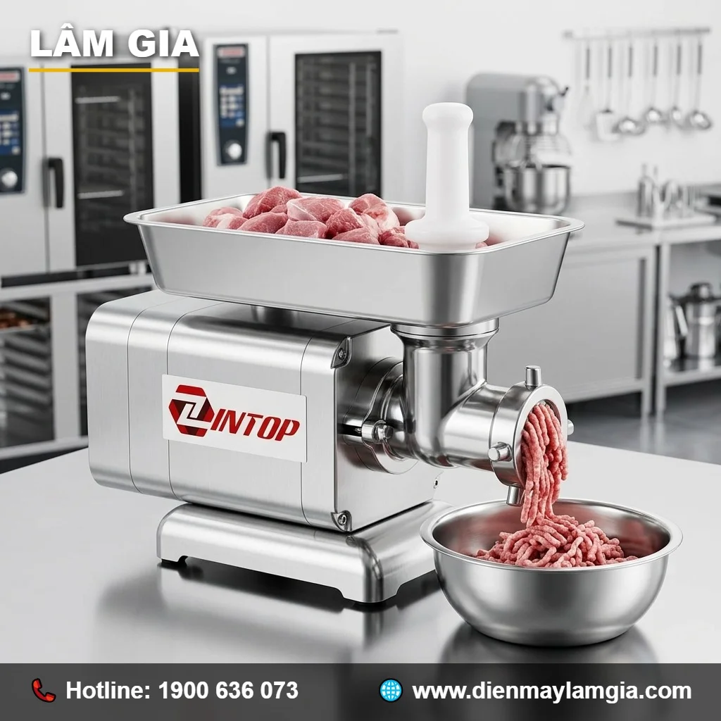 Máy Xay Thịt Inox Lintop 1HP Chính Hãng | Điện Máy Lâm Gia